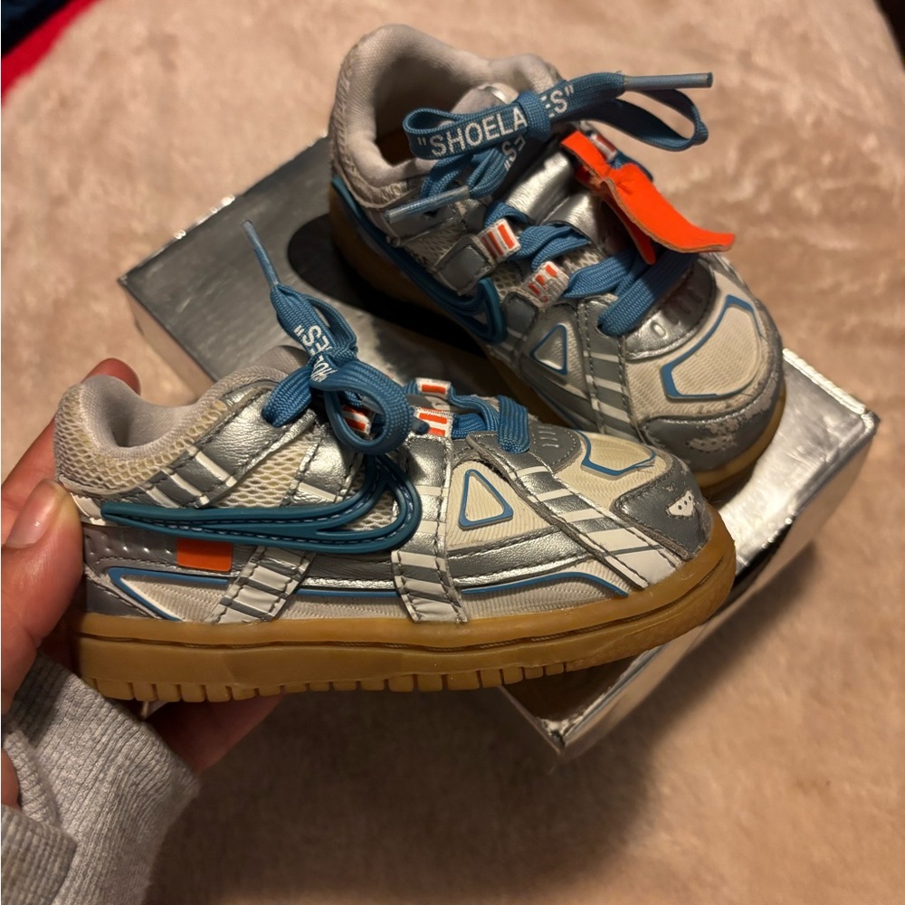Nike Kids Sneakers - Blue and White